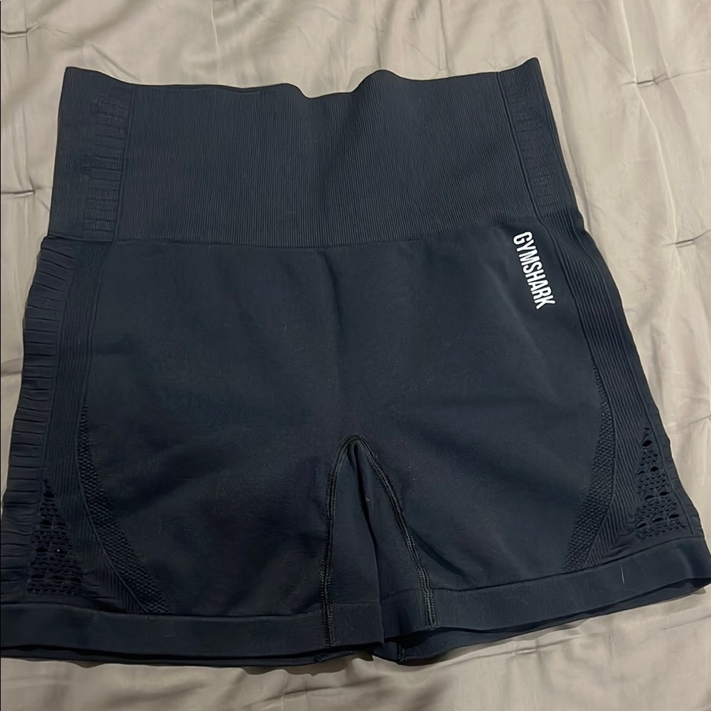 Gymshark Black Athletic Shorts High-Waisted Performance